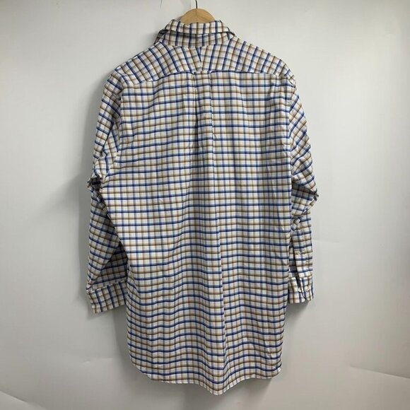 Land's End Men's Supima No Iron Oxford (Lot of 2) Button Up Shirts Size 16.5 - Picture 3 of 12